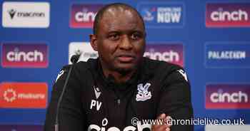 Patrick Vieira looking forward to 'exciting challenge' of Crystal Palace vs Newcastle United