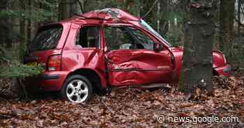 Auto botst tegen boom in Malden en raakt total loss - De Gelderlander