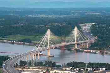 Dump truck catches fire on Port Mann Bridge - Langley Advance Times - Langley Advance Times