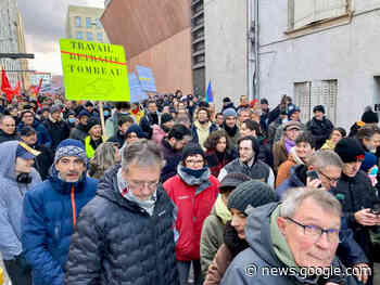 Réforme des retraites : le récap' de la manifestation à Nancy en trois ... - actu.fr