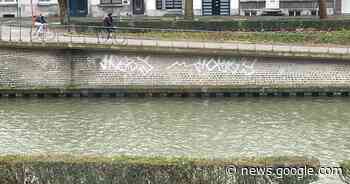 Steeds meer ongewenste graffiti in centrum van Gent - Het Laatste Nieuws