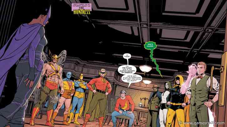 The future Huntress meets the original JSA in Justice Society of America #2
