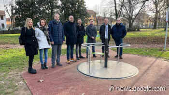 Trecate, inaugurati i nuovi giochi al parco Cicogna - La Voce Novara e Laghi