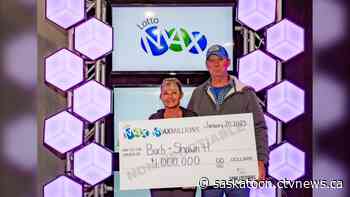 'It’s very surreal': Sask. couple wins $1M playing Lotto Max