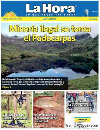 Loja: 20 de Enero, 2023 – Diario La Hora - Diario La Hora