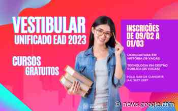 CIANORTE É CONTEMPLADA COM LICENCIATURA EM HISTÓRIA ... - FOLHA REGIONAL DE CIANORTE