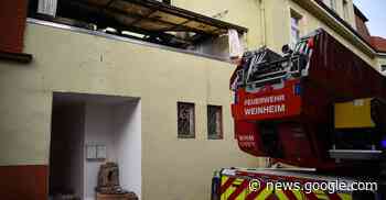 Weinheim: Viel Rauch bei wenig Feuer im alten Hotel "Grüner Baum ... - Rhein-Neckar Zeitung