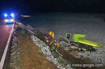 Unfall bei Hemmingen: Lastwagen stürzt Böschung hinab - Startseite - Kreiszeitung Böblinger Bote