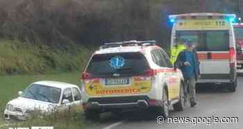 Incidente sulla Tancia: auto finisce fuori strada - Rieti Life