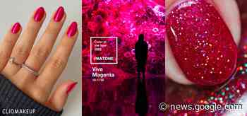 Come realizzare le unghie Viva Magenta Colore Pantone 2023 - Cliomakeup