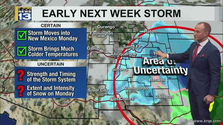 Another storm on the way early next week