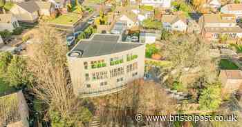 Quirky shaped hilltop home near Bristol with country views