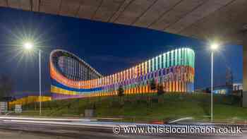 New artwork and landmark at Brent Cross Town next to M1