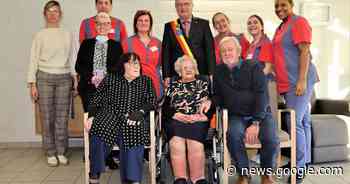 Maria Boodts (103) in de bloemetjes gezet als oudste inwoner van ... - Het Laatste Nieuws