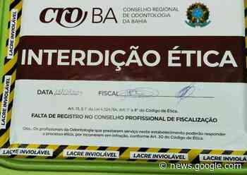 Jacobina: CRO identifica problemas e interdita consultório ... - Jacobina Notícias