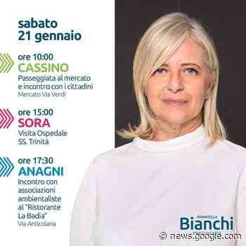 Elezioni regionali, oggi Donatella Bianchi a Cassino, Sora e Anagni ... - L'Inchiesta Quotidiano OnLine