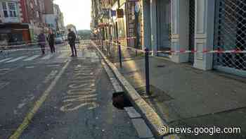 Béthune : un trou de plusieurs mètres se forme rue d'Arras - Nord Littoral