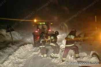 Spazzaneve in panne e auto bloccate. Intervento dei vigili del fuoco ... - ciociariaoggi.it
