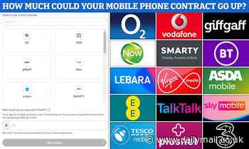 How much could YOUR mobile phone bill go up?