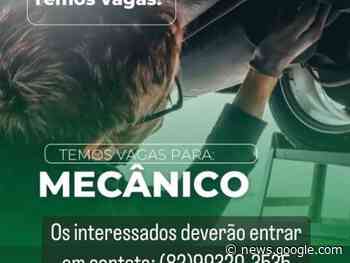 Oficina de Penedo divulga oportunidade de emprego para mecânico - Aqui Acontece