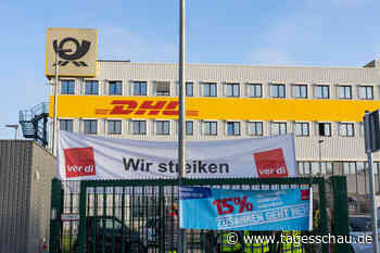 Warnstreik bei der Post: Millionen Briefe bleiben liegen