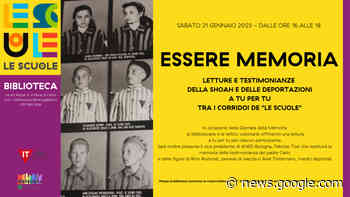 Giornata della Memoria - Essere memoria,... - Comune di Pieve di Cento