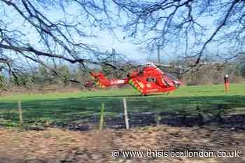 Oakley Road Bromley car crash: Cyclist in hospital