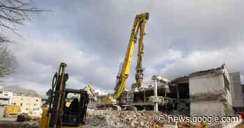 Teilabriss des alten C&A-Gebäudes hat begonnen - Kaiserslautern - Rheinpfalz.de