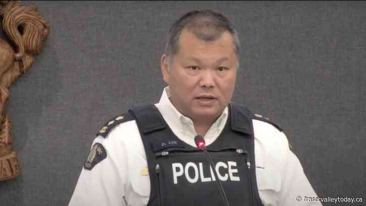 Chilliwack RCMP to present data showing fewer property crimes, crimes against persons