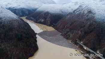 Sections of Balkan river become floating garbage dump