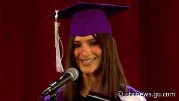 WATCH:  Emily Ratajkowski gives commencement speech at Hunter College: ‘Joy is underrated’
