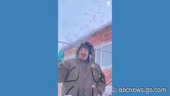 WATCH:  Bubbles instantly freeze amid plunging Siberian temperatures