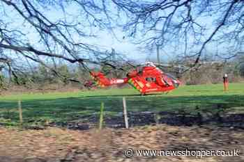 Oakley Road Bromley car crash: Cyclist in hospital
