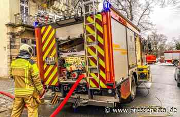 FW Dresden: Brand eines technischen Gerätes in der Küche