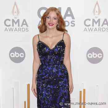 Jessica Chastain urged extras to ignore Tammy Wynette lyrics during concert scene