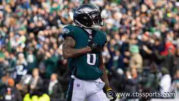 NFL playoff player props, picks, odds, best bets for Divisional Round Saturday: DeVonta Smith over 64.5 yards
