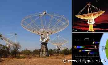 Radio signal sent from galaxy nearly nine billion light years away is received by scientist on earth