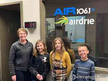 Airdrie kids donate funds to help support Christmas hampers - DiscoverAirdrie.com