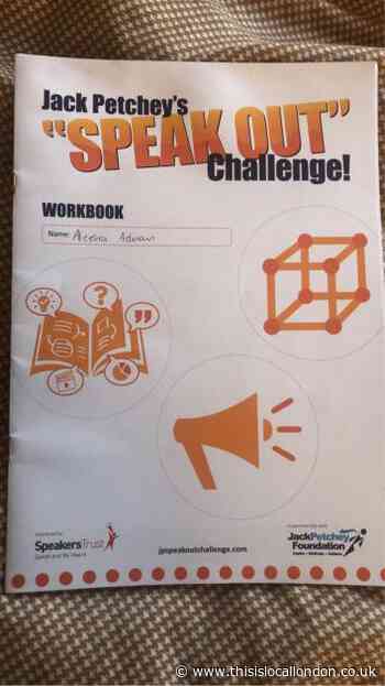 Jack Petchey Speak Out workshop at Burntwood school