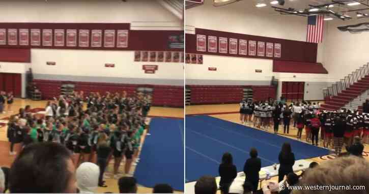 'Everyone Was Surprised': Cheerleaders Take Charge When Sound System Malfunctions During National Anthem
