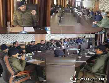 SSP Kishtwar chairs High Level security review meeting - Cross Town News