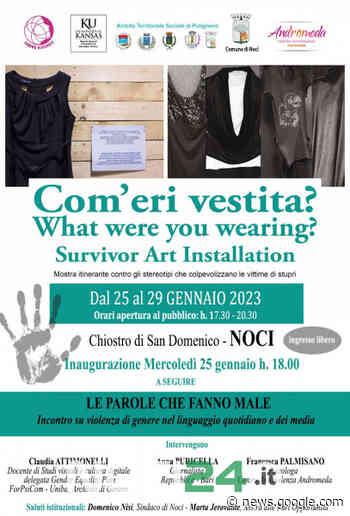 “Com'eri vestita?”: a Noci la mostra che racconta storie di violenza - NOCI24.it