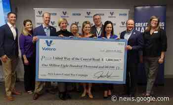 Valero Corpus Christi & Three Rivers Refineries raise record $1.8M ... - Alice Echo News-Journal