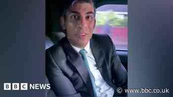 Rishi Sunak fined for not wearing seatbelt in back of car