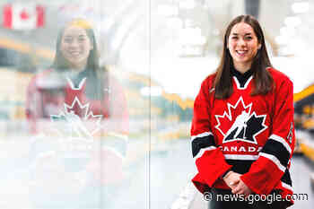 Courtenay hockey player celebrating gold medal win at U18 ... - My Comox Valley Now