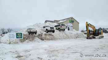 This northern Ontario hotel sticks vehicles in the parking lot snowbank each year