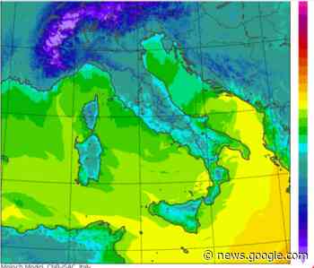Meteo, temperature minime in ribasso. -9°C a Pratomollo (GE ... - Il Giornale Di Pantelleria