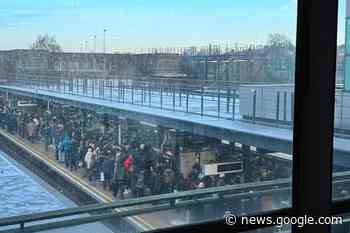 Wembley Park crowded in freezing cold amid Jubilee delays - Brent and Kilburn Times