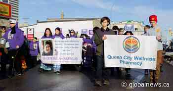 In photos: Memorial smudge walk against suicide and addictions held in Regina