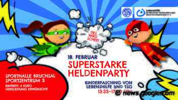 Superstarke Heldenparty - Bruchsal - Wochenblatt-Reporter